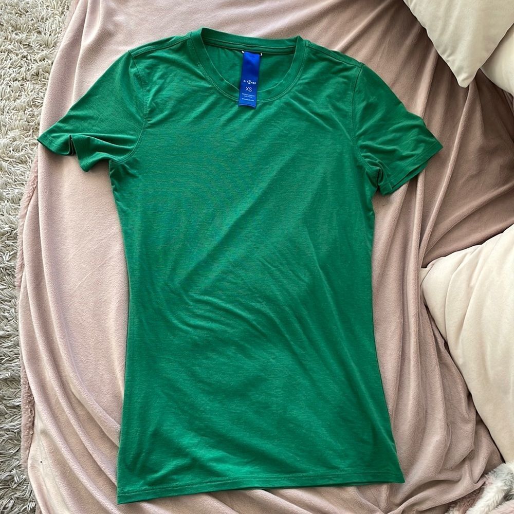 KIT & ACE | Green Kit Crew Tee
